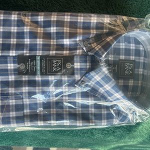 Jos. A Bank button down dress shirt plaid